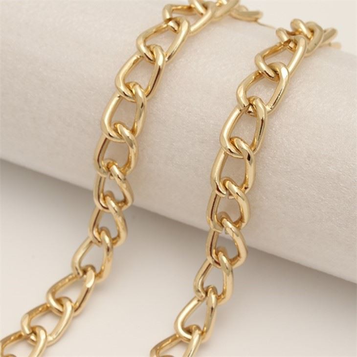 Length Custom Metal Chain Luxury Women's Belt Chain Leather Strap Grinding Chain
