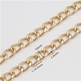 Length Custom Metal Chain Luxury Women's Belt Chain Leather Strap Grinding Chain